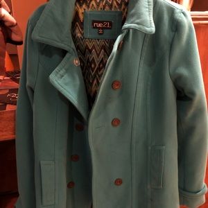 Turquoise coat
